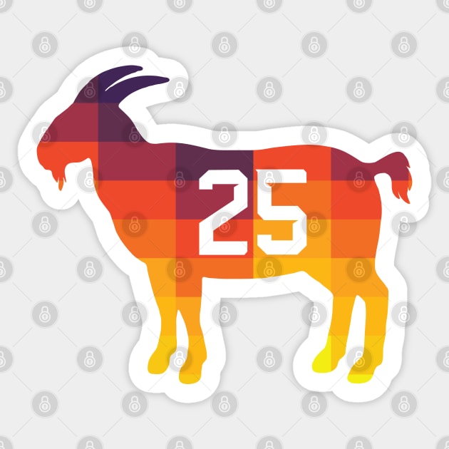 Mikal Bridges Phoenix Goat Qiangy Sticker by qiangdade